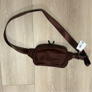 Lululemon Long Strap Brown Crossbody Bag